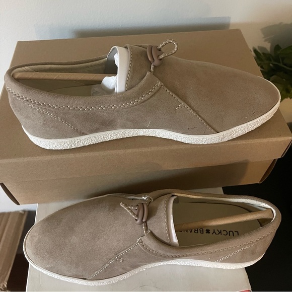 Sale!!! New nib lucky brand textile slip on shoes loafers sz 7.5 $69 - Picture 4 of 6